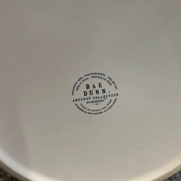 Rae Dunn Chow Down Dog Bowl - Picture 3 of 3